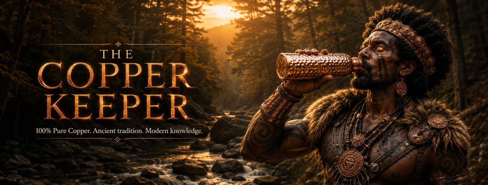 The Copper Keeper — 100% pure copper. Ancient tradition. Modern knowledge.